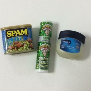 Mini Brands Set Of 3 items warheads spam +
